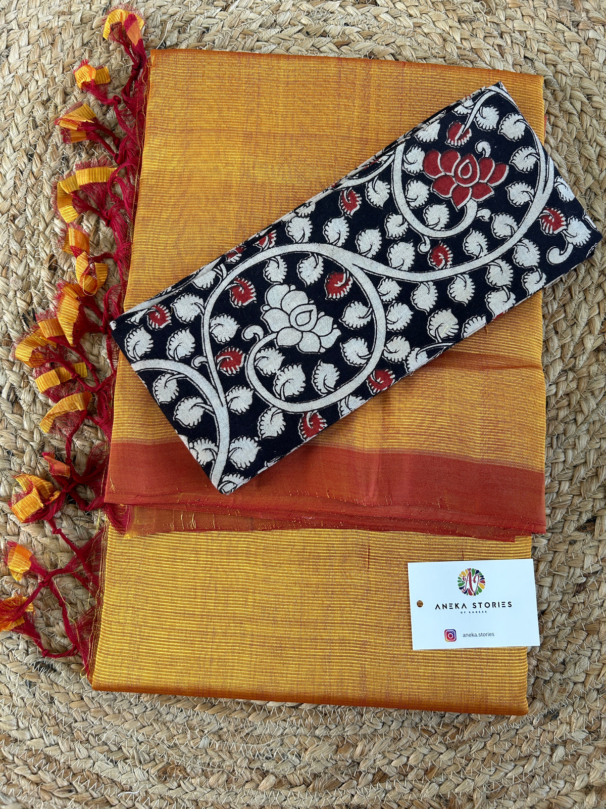 Handwoven Mangalagiri saree