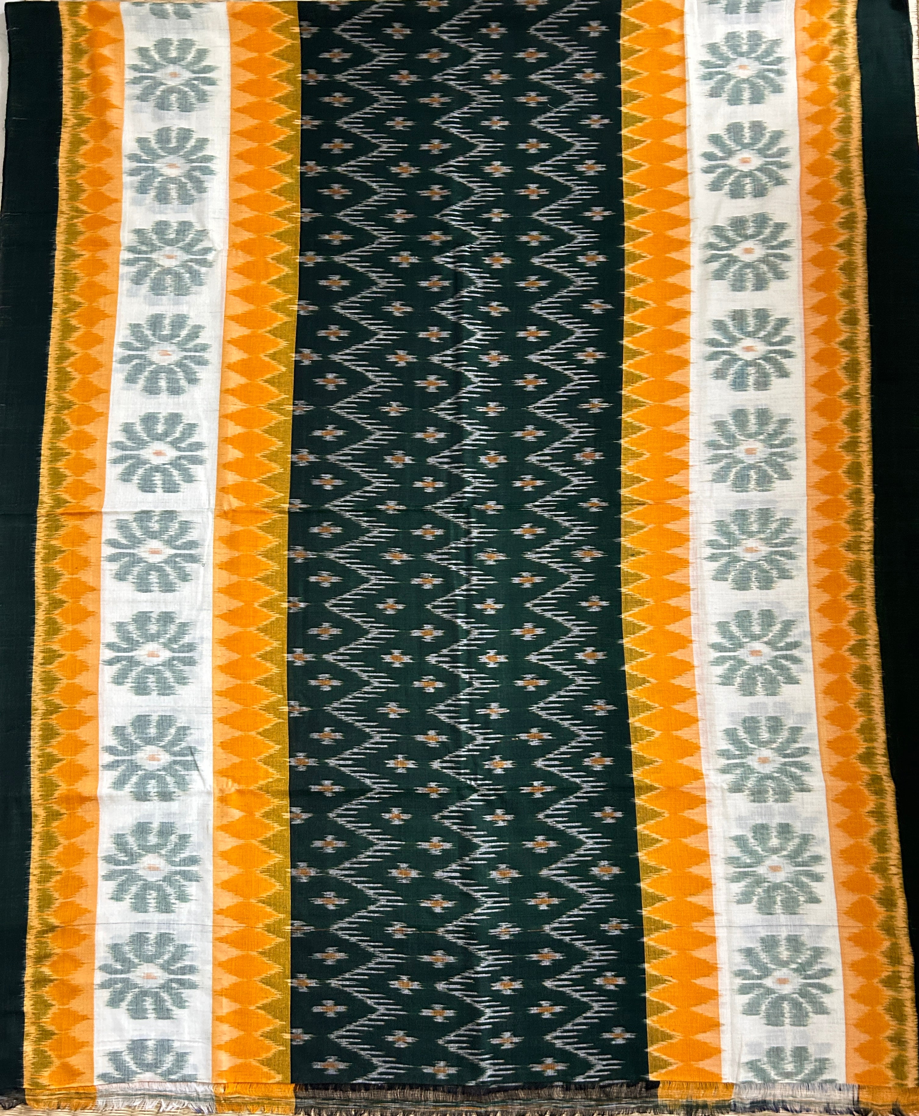 Handwoven Ikkat cotton Saree