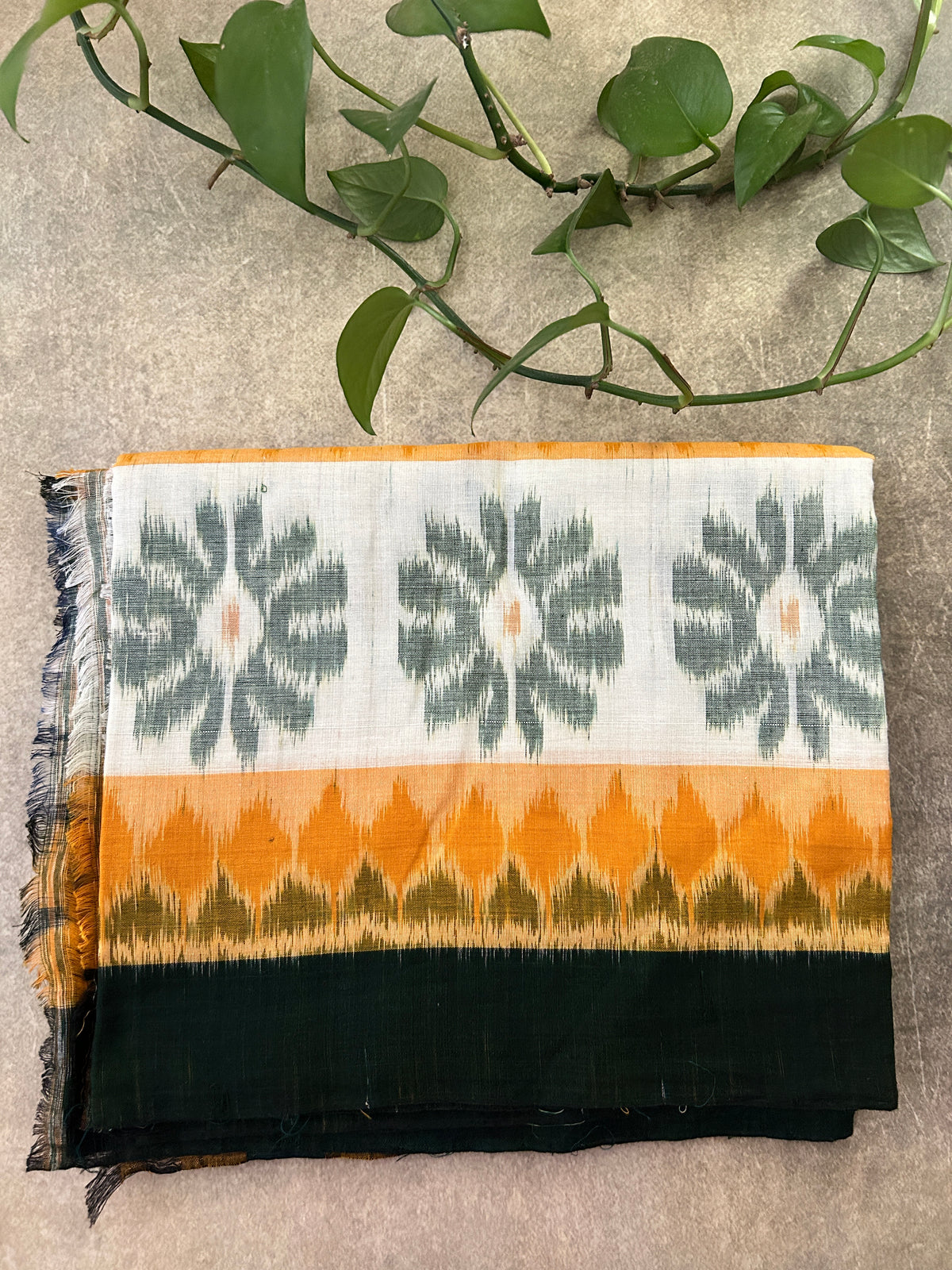 Handwoven Ikkat cotton Saree