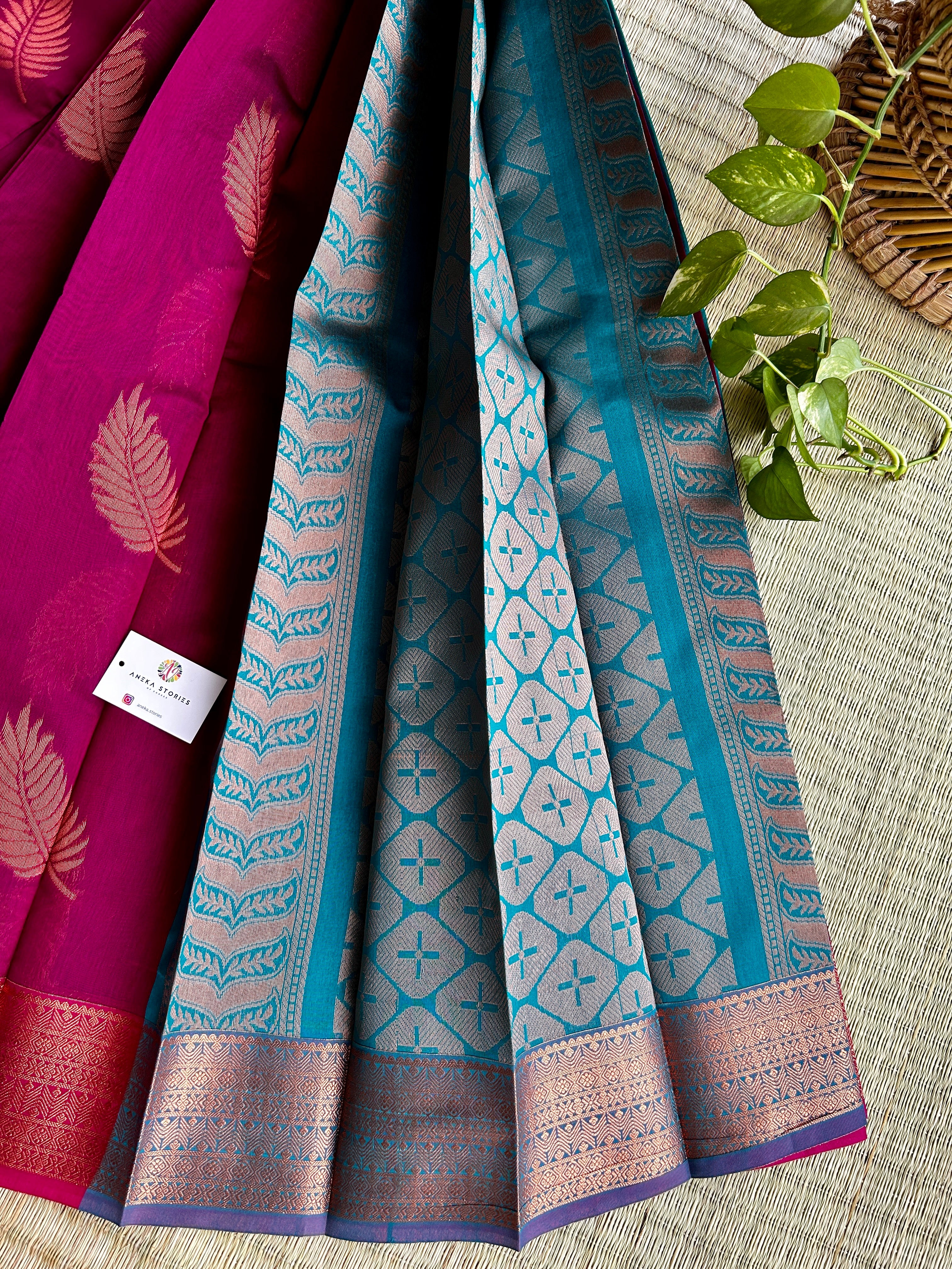 Handwoven Silk Cotton saree