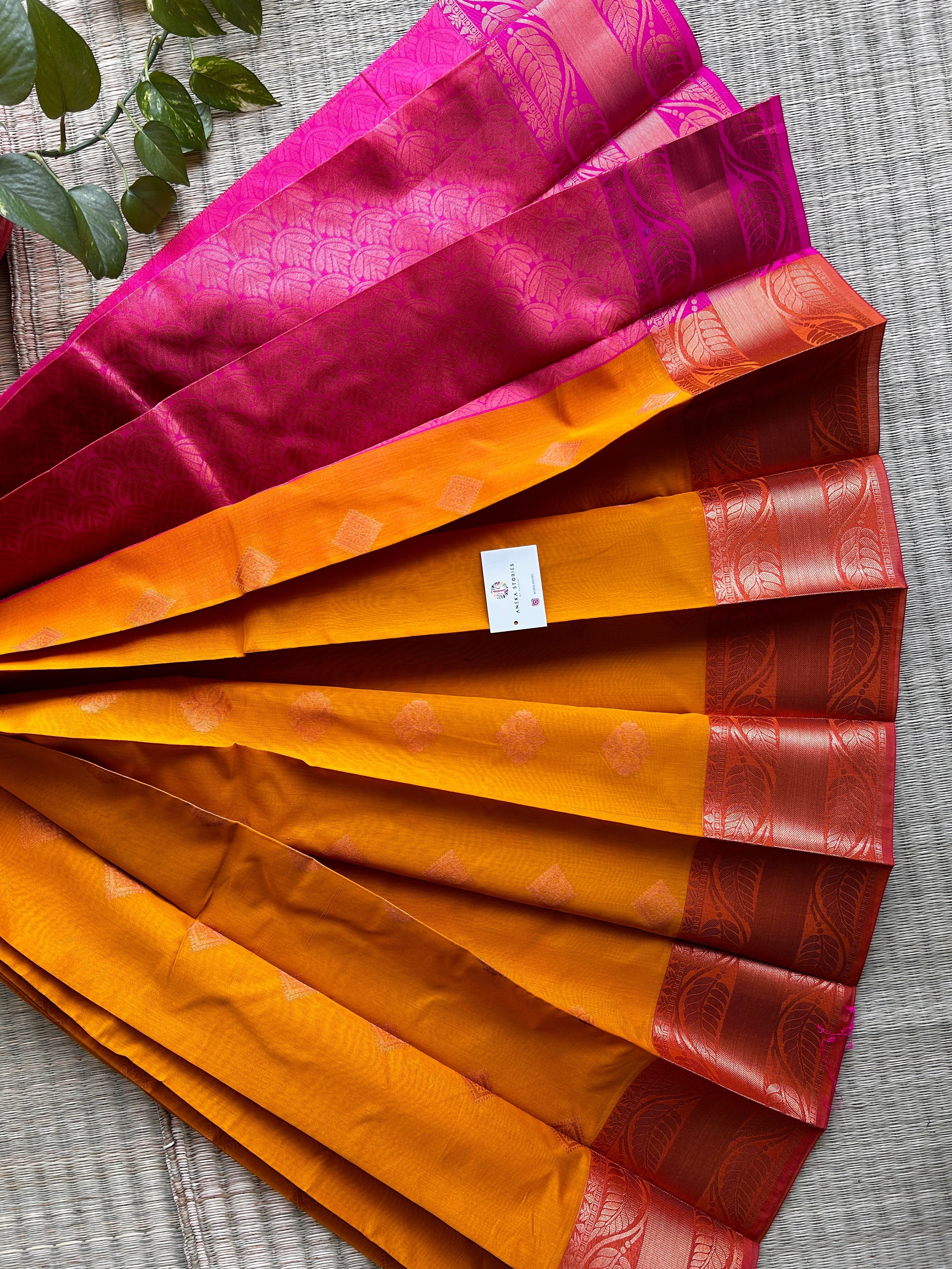 Handwoven Silk Cotton saree