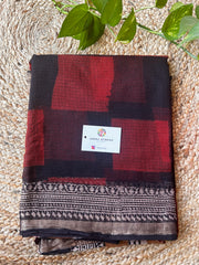 Handblock Printed Kota Doria Saree